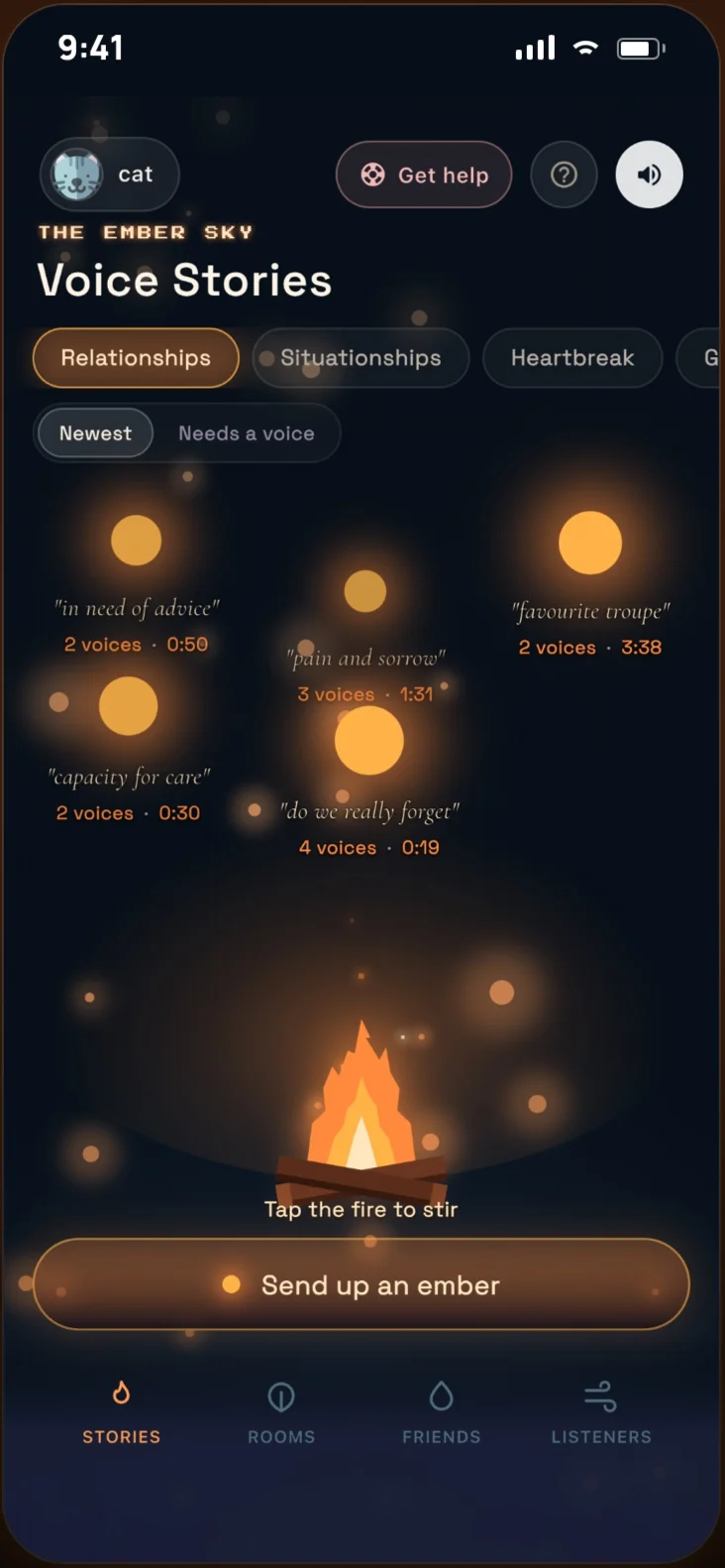 The Ember Sky screen